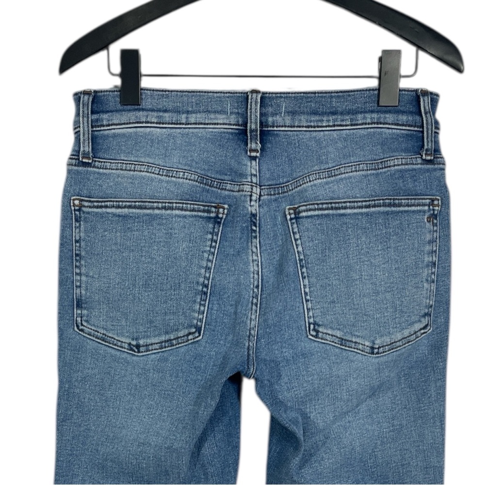 Madewell Medium Blue Straight Flare Jeans - Picture 8 of 8
